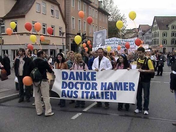 Demonstration in Tübingen 2005